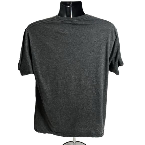 Disney Villains Graphic T-Shirt Size Large - Charcoal Tee with Iconic Villains - Picture 2 of 8